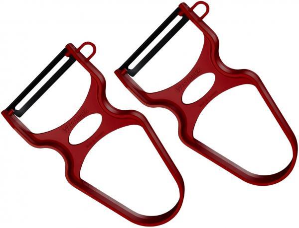 Gemüseschäler Spargelschäler, Kartoffelschäler, Universalschäler für Gemüse & Obst - 2 Stück Bild 1