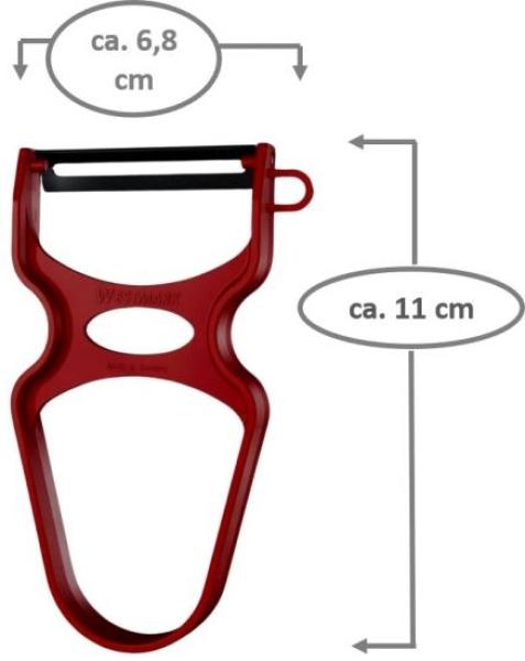 Gemüseschäler Spargelschäler, Kartoffelschäler, Universalschäler für Gemüse & Obst - 2 Stück Bild 2