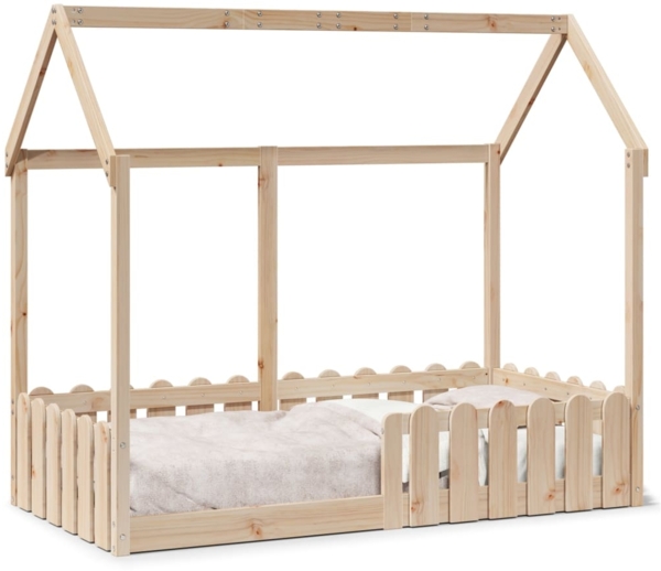 vidaXL Kinderbett Hausbett 80x160 cm Massivholz Kiefer 850695