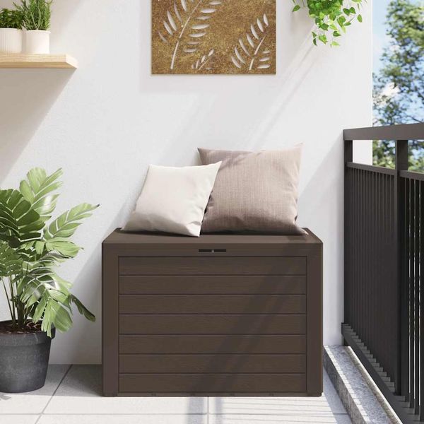 vidaXL Gartentruhe Braun 78x44x55 cm 49442