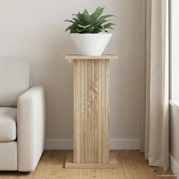 vidaXL Pflanzenständer Sonoma-Eiche 30,5 x 30 x 60,5 cm Holzwerkstoff 899784