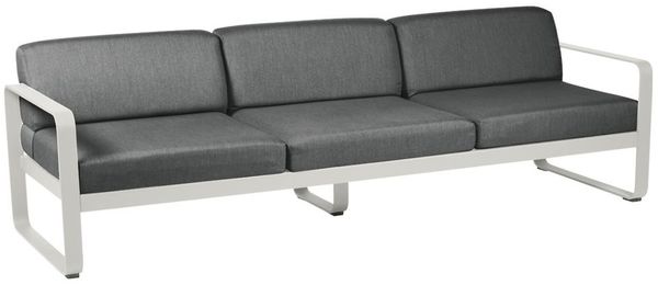 Bellevie 3-Sitzer Lounge-Sofa A5 Lehmgrau A3 Graphitgrau