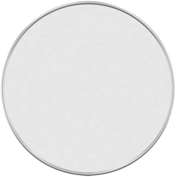 vidaXL Wandspiegel Silbern Ø 40 cm Rund 348175