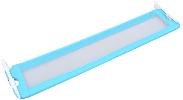 Kleinkind-Bettschutzgitter Blau 180x42 cm Polyester Bild 4