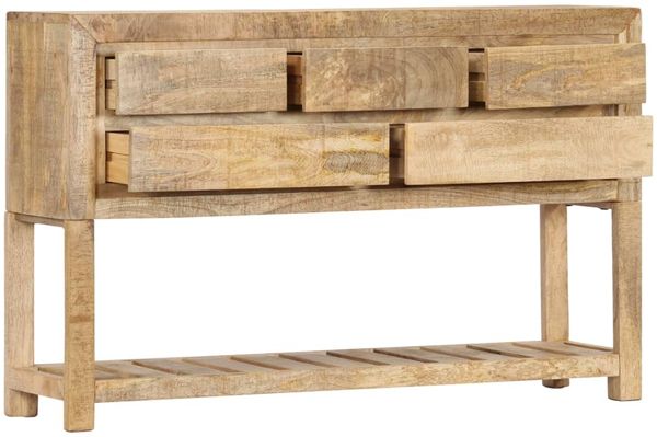 vidaXL Sideboard 120x30x75 cm Massivholz Mango 247479 Bild 3