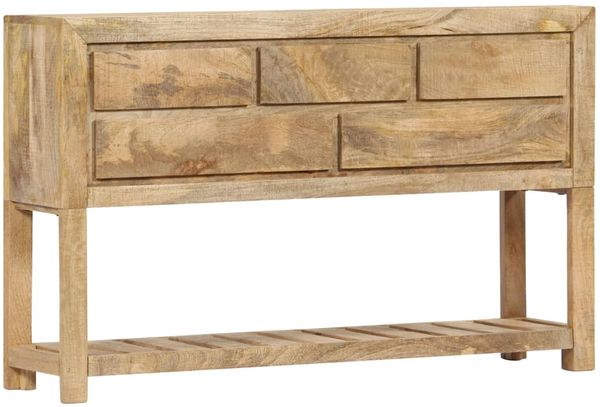 vidaXL Sideboard 120x30x75 cm Massivholz Mango 247479