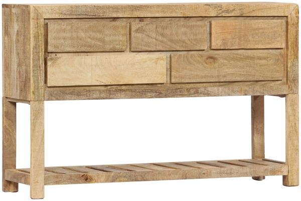 vidaXL Sideboard 120x30x75 cm Massivholz Mango 247479 Bild 10