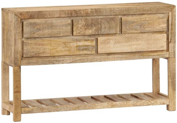 vidaXL Sideboard 120x30x75 cm Massivholz Mango 247479 Bild 12