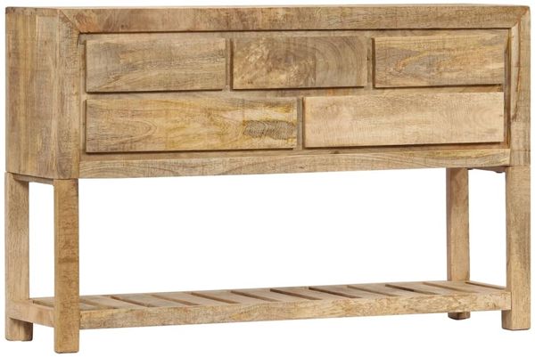 vidaXL Sideboard 120x30x75 cm Massivholz Mango 247479 Bild 11
