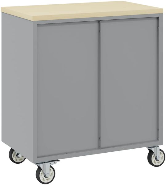 vidaXL Werkbank mit Schubladen 3 pcs Rot und Grau 150 x 55 x 85 cm 3321369 Bild 8