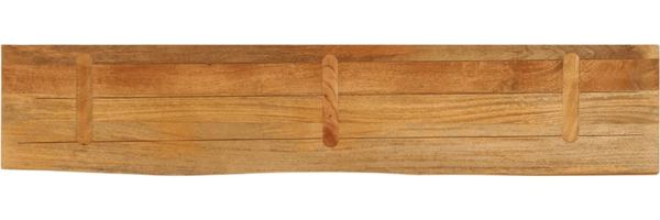 vidaXL Tischplatte mit Baumkante 160x20x3,8 cm Massivholz Mango 370568 Bild 5