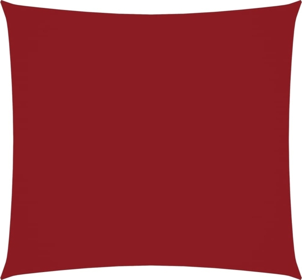 vidaXL Sonnensegel Oxford-Gewebe Quadratisch 7x7 m Rot 135638