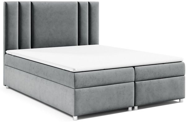 Best for Home Boxspringbett mit Bettkasten Trinity K-8 Bonellfederkern inkl. 7 cm Topper (140x200 160x200 180x200 200x200 cm), Handwerksqualität, TOP Preis-Leistungs-Verhältnis