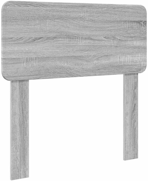 vidaXL Bettrahmen mit Kopfteil Graues Sonoma 75x190 cm Holzwerkstoff 3412441 Bild 5