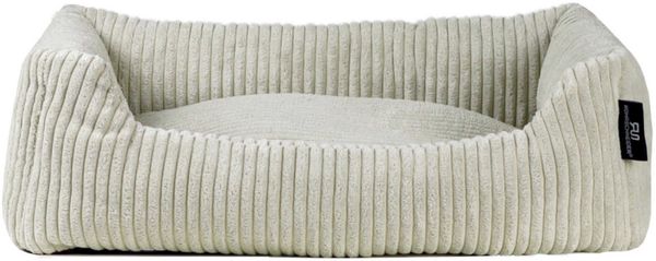 ROHRSCHNEIDER Hundebett - Cord, Hundekorb, Tierbett, Wendekissen, Bezug waschbar, rutschfest Beige 15x55x42cm