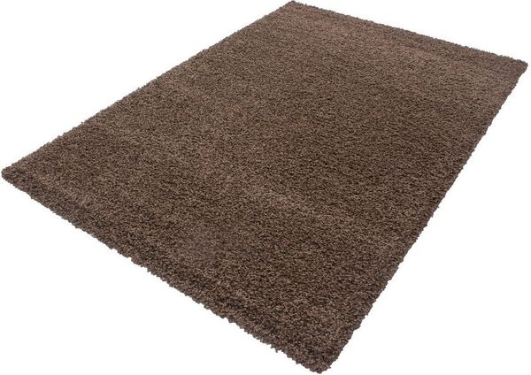 Shaggy Teppich LIFE BROWN 80 X 150cm Rechteck