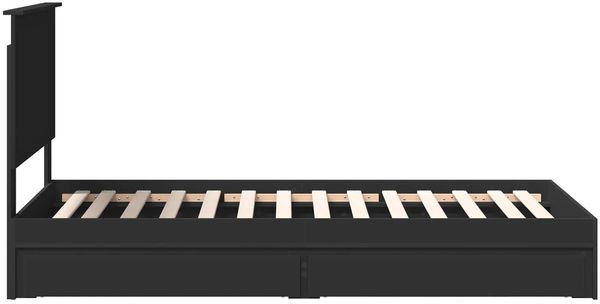 vidaXL Aufbewahrungsbett Schwarz 90 x 190 cm Holzwerkstoff 3411251 Bild 9