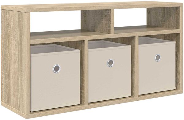 vidaXL Lowboard mit Schubladen Sonoma-Eiche 72 x 22,5 x 38 cm 8000574