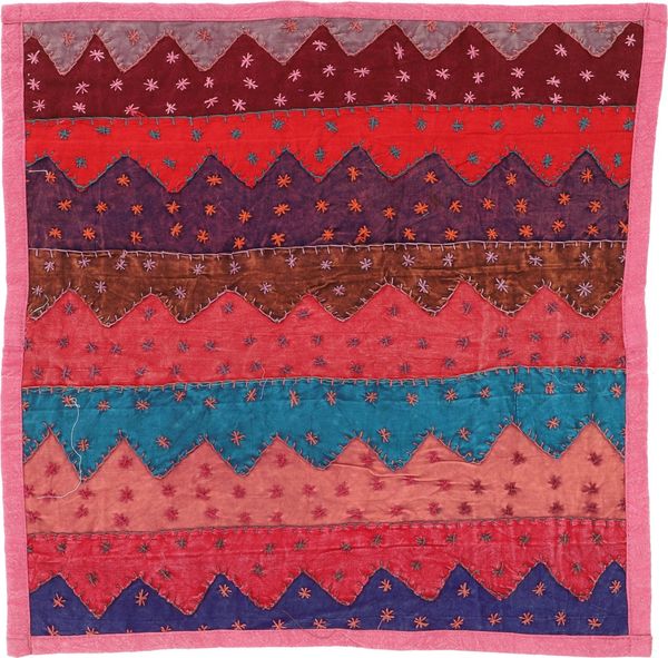 Guru-Shop Kissenbezüge Indische Kissenhülle, bestickter Patchwork..