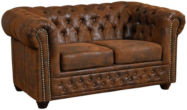 Sofa 148x86x72 braun CHESTERFIELD