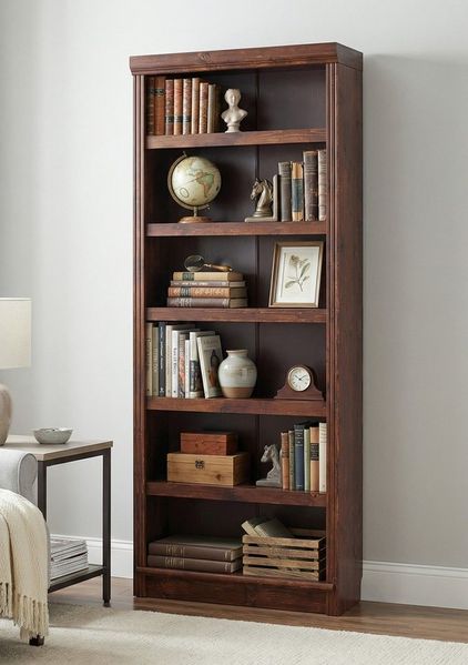 OTTO home Bücherregal Soeren Regal B/T/H: 80/29/185 cm, 6 Fächer, aus massiver Kiefer, FSC®-zertifiziert