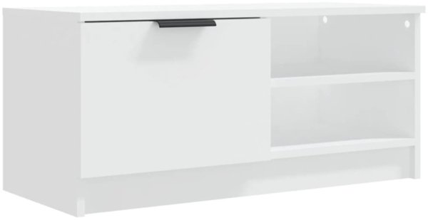 vidaXL TV-Schrank Weiß 80x35x36,5 cm Holzwerkstoff 811466