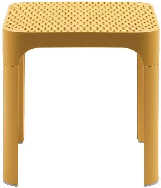 Beistelltisch Net Table 40, Polypropylen, Gelb, 40 x 40 x 40 cm Bild 2