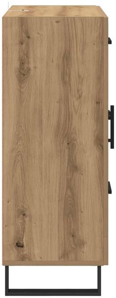 vidaXL Sideboard Artisan-Eiche 69,5 x 34 x 90 cm Verbundholz und Eisen 881646 Bild 7