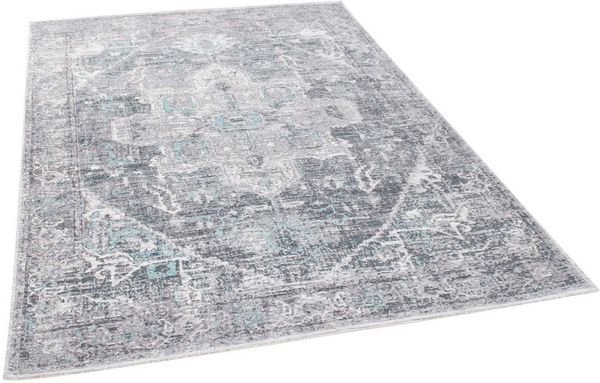 TOM TAILOR HOME Teppich Funky Orient Tabriz, rechteckig, Höhe: 5 mm, Kurzflor, Orient-Optik, Vintage Design
