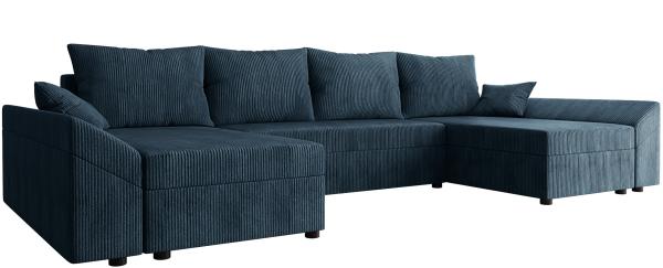 Ecksofa Chione U Cord (Farbe: Poso 5)