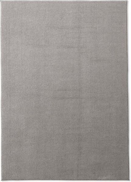 TaraCarpet Teppich TaraCarpet Kitten sehr weich und waschbar für Wohnzimmer Schlafzimmer, rechteckig, Höhe: 12 mm, Kurzflor Teppich uni einfarbig super soft weich waschbar grau 160x220
