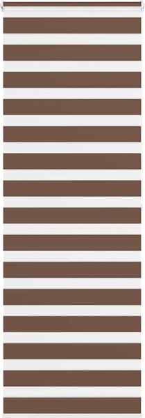 Doppelrollo Duo-Rollo Braun 80x200 cm Stoffbreite 75,9 cm Polyester