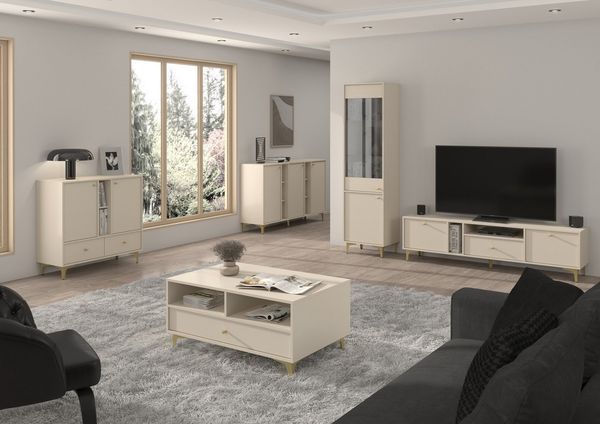 Beautysofa Kommode TOKYO, mit seesternförmigen Beinen