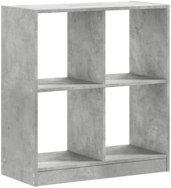 vidaXL Bücherregal Betongrau 68,5x32x75 cm Holzwerkstoff 852810