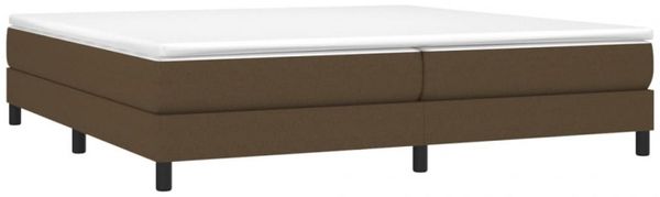 vidaXL Polsterbett, Stoff, 25,0 cm, Dunkelbraun, 200x200 cm Bild 3
