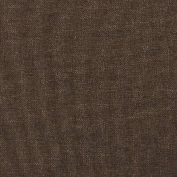 vidaXL Polsterbett, Stoff, 25,0 cm, Dunkelbraun, 200x200 cm Bild 7