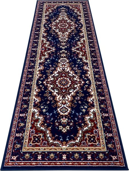 my home Läufer Oriental, Made in Belgium, rechteckig, Höhe: 7 mm, Läufer, Brücke, Kurzflor, Orient-Optik, mit Bordüre, gewebt
