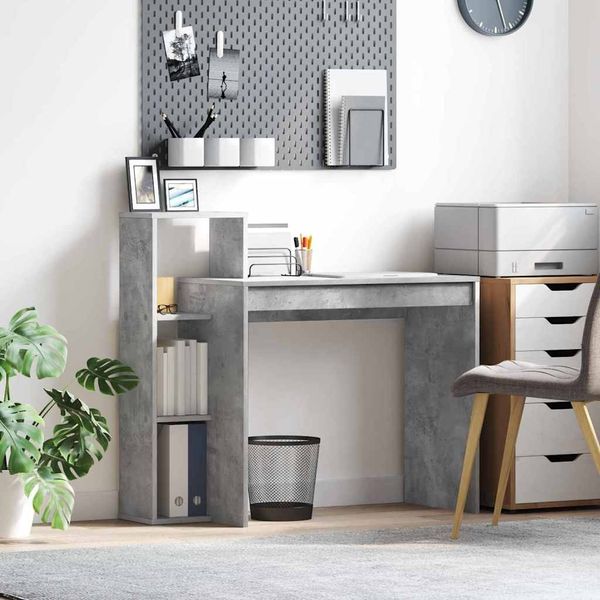vidaXL Schreibtisch Beton Grau 100 x 40 x 90 cm Holzwerkstoff 869317