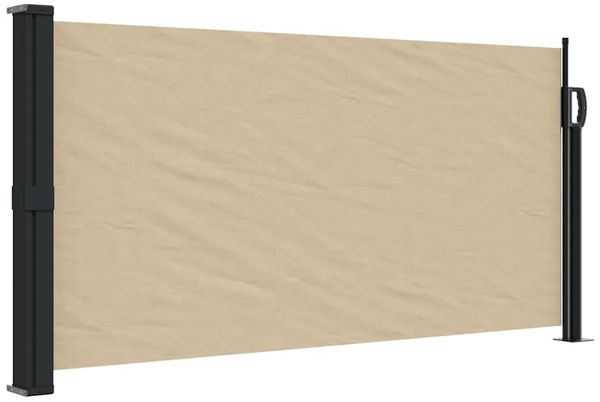 vidaXL Seitenmarkise Ausziehbar Beige 100x500 cm 4004390 Bild 2
