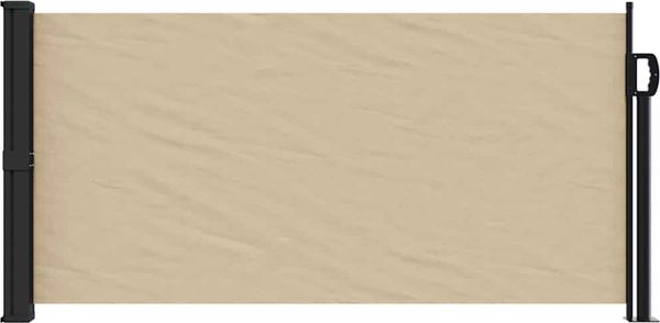 vidaXL Seitenmarkise Ausziehbar Beige 100x500 cm 4004390 Bild 3