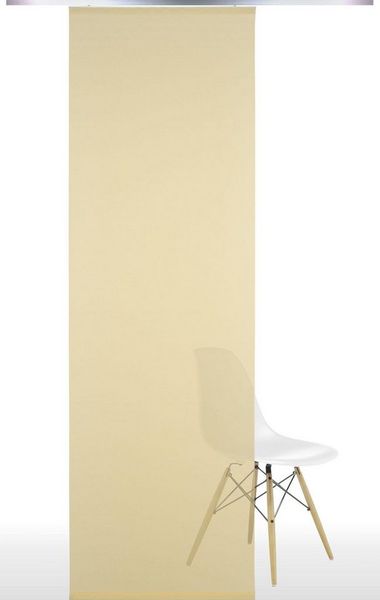 Liedeco Schiebegardine (1 St), Klettband, halbtransparent, HxB: 245x60, ohne Paneelwagen