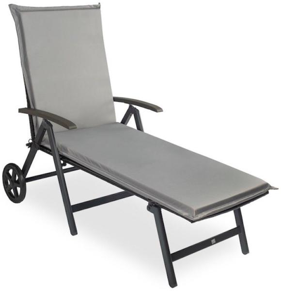 sunnypillow Liegenauflage 190 x 60 cm, 1 Stück Grau