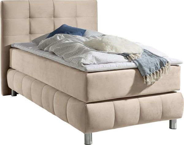 Home affaire Boxspringbett Salo, incl. Topper, 6 Breiten, 2 Härtegrade, TFK auch in Härtegrad 4