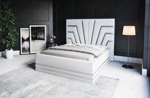 Sofa Dreams Boxspringbett Cecina (6 Teile), Kunstleder Bett modern, Matratze, Topper, mehrere Liegemaße verfügbar