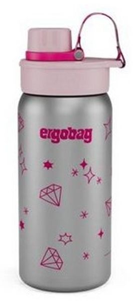 ergobag Trinkflasche Edelstahl Trinkflasche, auslaufsicher und kohlensäuregeeignet