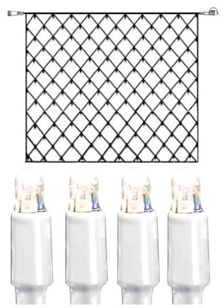 System LED "LED Lichternetz 3x3m" 192 LED´s, kaltweiß, IP44 Bild 1