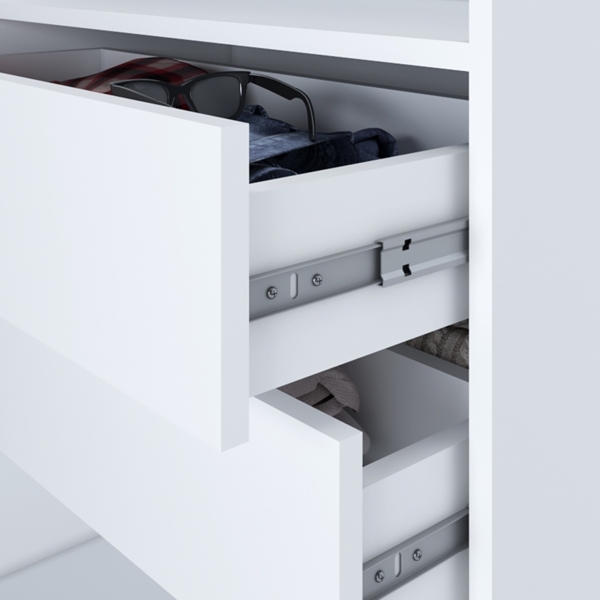 A&J MöbelLand Schwebetürenschrank AURELIA 2 mit 3 Schubladen und Spiegel Bild 9