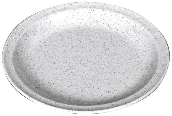 Waca Melamin Teller, 23, 5 cm Ø, flach, granit