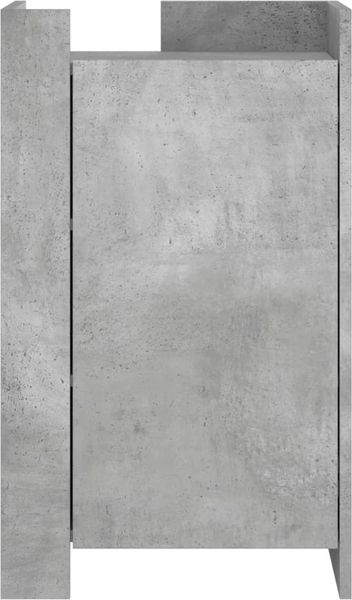 vidaXL Sideboard Betongrau 45x35x75 cm Holzwerkstoff 848398 Bild 4
