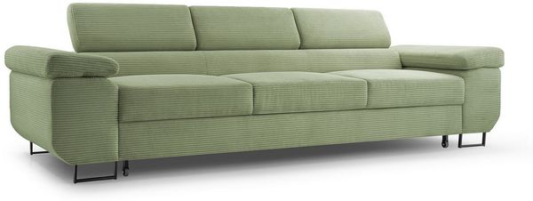 Beautysofa Schlafsofa NAVIO, mit Verstellbare Kopfstützen